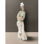 LLADRO 4893 A WALK WITH THE DOG