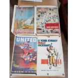 FOUR WW2 INFORMATION POSTERS INCLUDING THE UNITED NATIONS FIGHT FOR FREEDOM