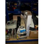 A LARGE LOT OF MISCELLANEOUS INC CDS A TOILET SEAT ETC