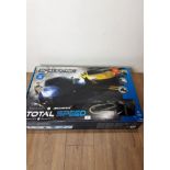 A BOXED SCALEXTRIC JAGUAR VS MCLAREN TOTAL SPEED SET