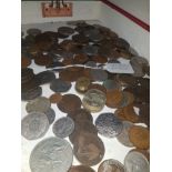 A BOX OF ASSORTED BRITISH COINS