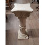 CHALK PLANTER IN A GREEK COLUMN DESIGN