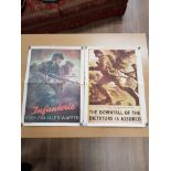 TWO WW2 POSTERS OF GERMAN AND BRITISH TROOPS