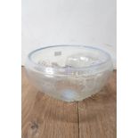 A JOBLING PRESSED GLASS BOWL