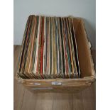 A BOX OF ASSORTED LP RECORDS