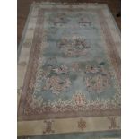 LARGE CHINESE WOOL RUG NEEDS CLEANING