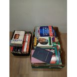 2 BOXES OF ASSORTED BOOKS