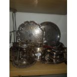 A SUBSTANTIAL AMOUNT OF SILVER PLATED WARE