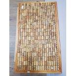 OENOPHILIA PINE FRAMED CORK MESSAGE BOARD