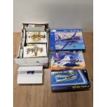 QUANTITY OF BOXED MILITARY MINIATURES AND AIRCRAFT
