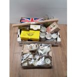 BOX OF RINGTONS VEHICLES AND CHINA ALSO WITH COMMEMORATIVE PIECES
