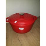 LARGE CAST IRON COOKING POT BY LINEA