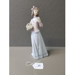 LLADRO FIGURE 7644 INNOCENCE IN BLOOM NO BOX