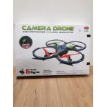 BOXED HIGH PERFORMANCE 4 CHANNEL QUADCOPTER CAMERA DRONE