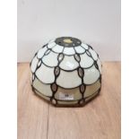 A TIFFANY STYLE LAMP SHADE