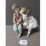 LLADRO FIGURE 7635 TEEN AND GROWING NO BOX