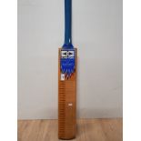 A SIGNED CRICKET BAT BY ENGLAND CRICKET TEAM INC ALISTAIR BROWN AND MARK BUTCHER