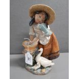 LLADRO FIGURE 2216 LAUNDRY DAY