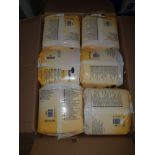 A BOX CONTAINING 6 PACKS OF 50 MOLINEA SUPER ABSORBENT INCONTINENCE PADS