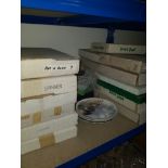 A SUBSTANTIAL AMOUNT OF COLLECTORS PLATES MOST STILL BOXED