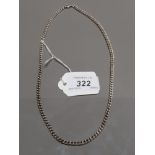 SILVER 925 SILVER NECKLET 20 INCHES LONG GROSS WEIGHT 23.