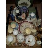 2 BOXES OF ASSORTED WARE INC RINGTONS ETC