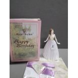 ROYAL DOULTON CLASSICS HAPPY BIRTHDAY FIGURE 2003