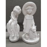 2 SPODE FIGURINES JAMES AND ELIZABETH BY PAULINE SHONE