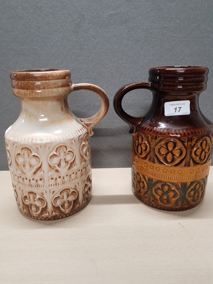 2 WEST GERMAN VASES