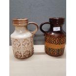 2 WEST GERMAN VASES