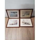 4 WATERCOLOURS SIGNED BY HEATHER TAYLOR AUSTRALIAN ARTIST