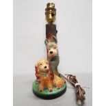 WALT DISNEY LADY AND THE TRAMP TABLE LAMP