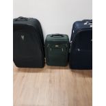 3 ASSORTED SUITCASES