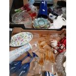 2 BOXES OF ASSORTED WARE INC MINTONS ETC