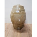 LARGE STONEWARE DRINK DISPENSER