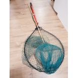 2 FISHERMANS LANDING NETS