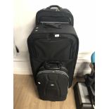 3 ASSORTED SIZED SUITCASES