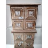 MINATURE 4 DRAWER JEWELLERY CHEST