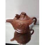 CHINESE TERRACOTTA TEAPOT