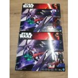 2 BOXED STAR WARS TIE FIGHTERS