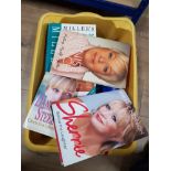 A BOX OF ASSORTED BOOKS INCLUDES MILLER ANTIQUES GUIDE