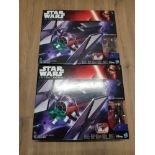 2 BOXED STAR WARS TIE FIGHTERS