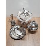 GOOD SELECTION OF SILVER PLATED ITEMS