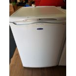 A HOTPOINT RLS30 UNDER BENCH FRIDGE