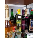 10 BOTTLES SOME ALCOHOL SOME ALCOHOL FREE INC CRABBIES GREEN GINGER WINE MULLED WINE SHLOER ETC