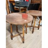 2 PUB TABLES BOTH WITH COPPER TOPS