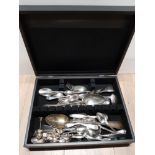 CANTEEN OF SILVER PLATED CUTLERY EPNS ETC
