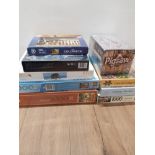 9 BOXED JIGSAW PUZZLES OF WHICH 7 ARE STILL SEALED