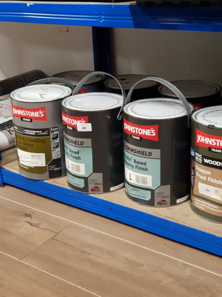 7 POTS OF ASSORTED PAINT