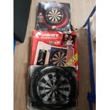 3 ASSORTED BOXED DART BOARDS